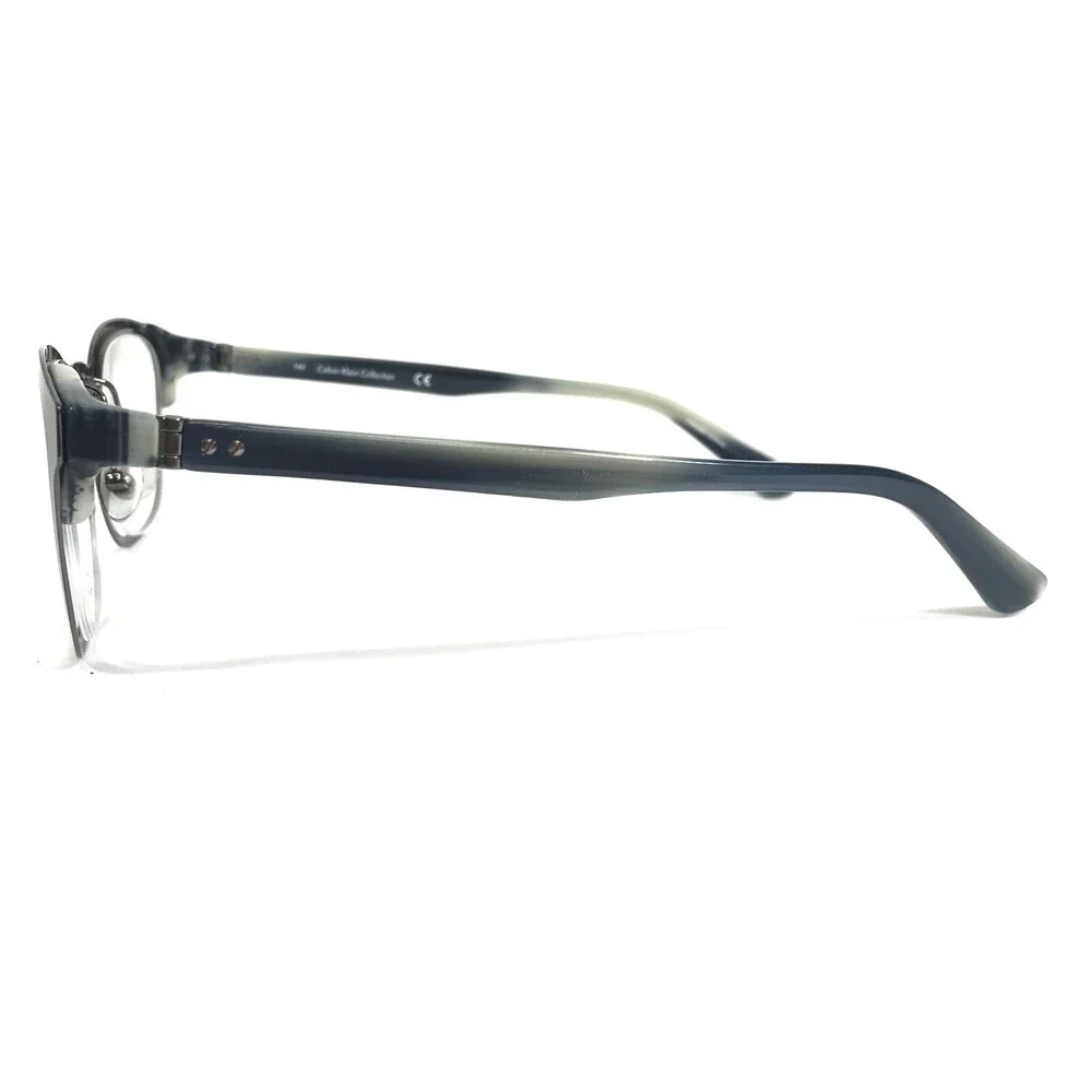Calvin Klein Eyeglasses Frames CK8026 413 Blue Round Full Rim 48-22-140